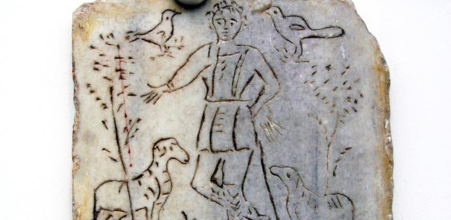 Early Christian gravestone, Jesus the Shepherd - Faculty of Divinity - image by Walter Parenteau (Flickr)
